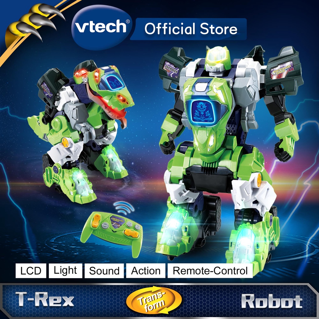 VTech Lex the T-Rex Switch and Go Dinos Dinosaur Toys Vehicle Toys LCD ...