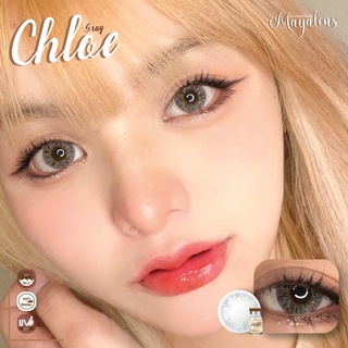 คอนแทคเลนส์ยี่ห้อ Mayalens รุ่น  Chloe Gray (สีเทา)