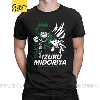 เสื้อยืดแขนสั้น ผ้าฝ้าย ขนาดใหญ่ พิมพ์ลาย Boku No Hero Academia Izuku Midoriya Deku Awesome สําหรับผู้ชาย