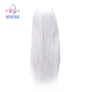 Anime Long Straight Hair Wig Cosplay Long Straight Costume, White