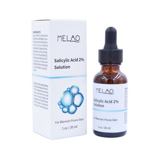 Melao Salicylic Acid 2% เซรั่มบํารุงผิวหน้า ให้ความชุ่มชื้น ลดรูขุมขน 30 มล.