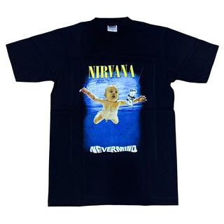 NR133 เสื้อยืดวงร็อค NIRVANA เนวานา เสื้อวง เสื้อยืดเนวานา เสื้อวินเทจ