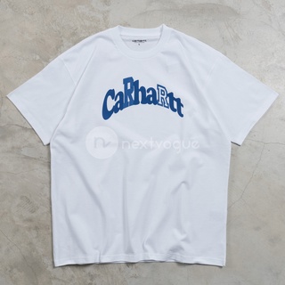 【NextVogue】เสื้อยืด แขนสั้น พิมพ์ลาย carhartt wip amherst