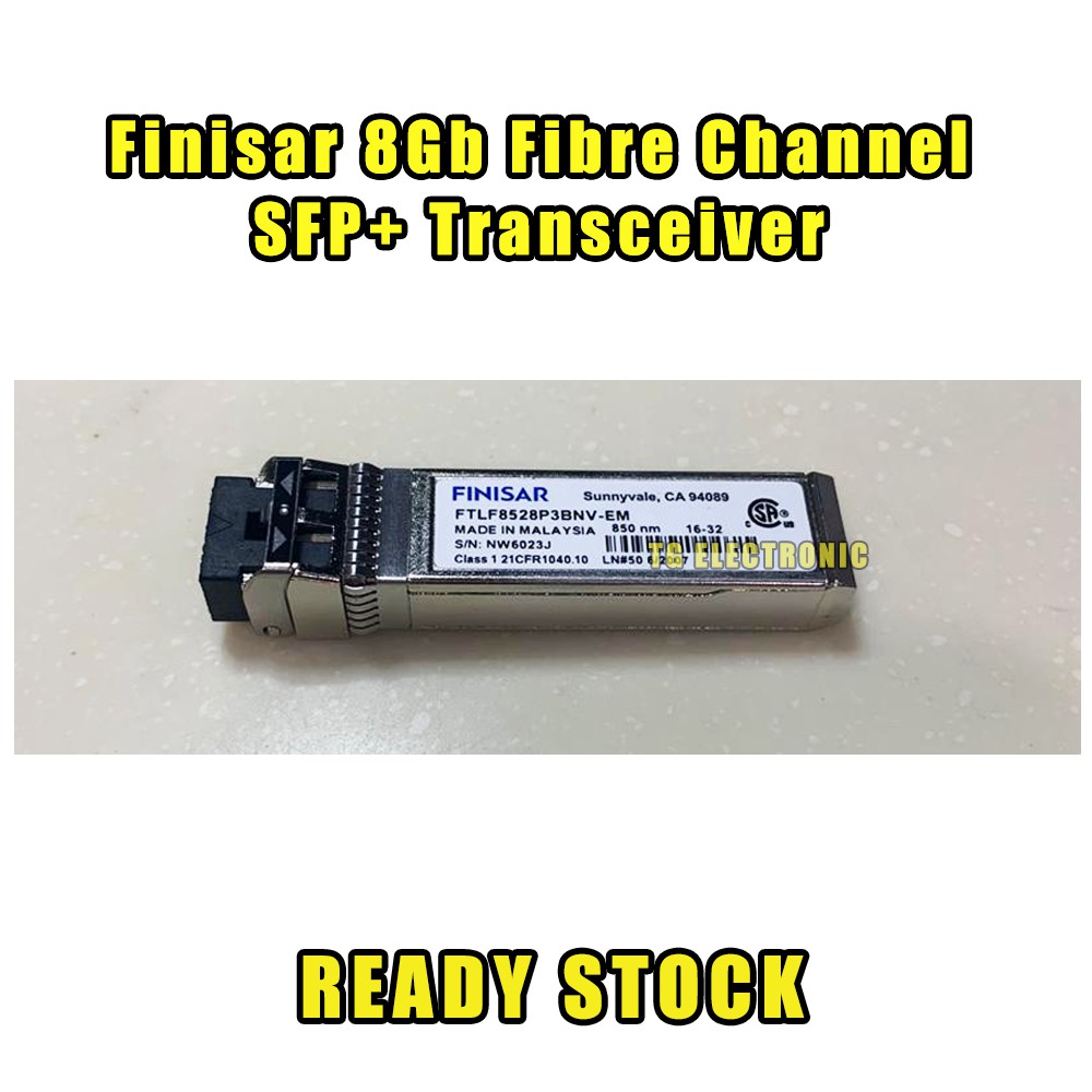 Finisar SFP+ 8GB Fibre Optic Transmitters Transceivers 8G Fibre Channel