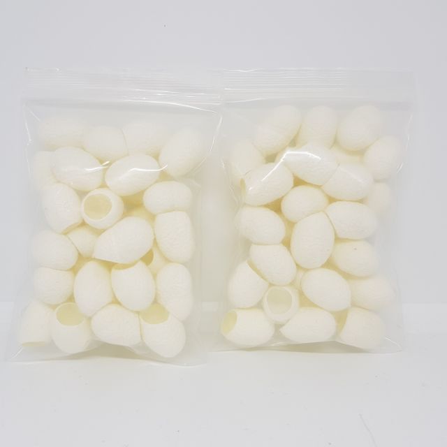 รังไหมธรรมชาติสีขาว 10g. ‼️‼️ขั้นต่ำ 2แพค