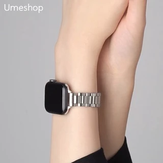 น้อยstain สายเหล็ก สำหรับ watch สาย watch ultra11 10 9 8 7 se 6 5 4 3 40/45/44/46mm บุคลิกภาพ สายนาฬิกา smart watch
