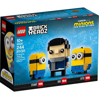 Lego 40420 Brickheadz Minions Gru, Stuart and Otto