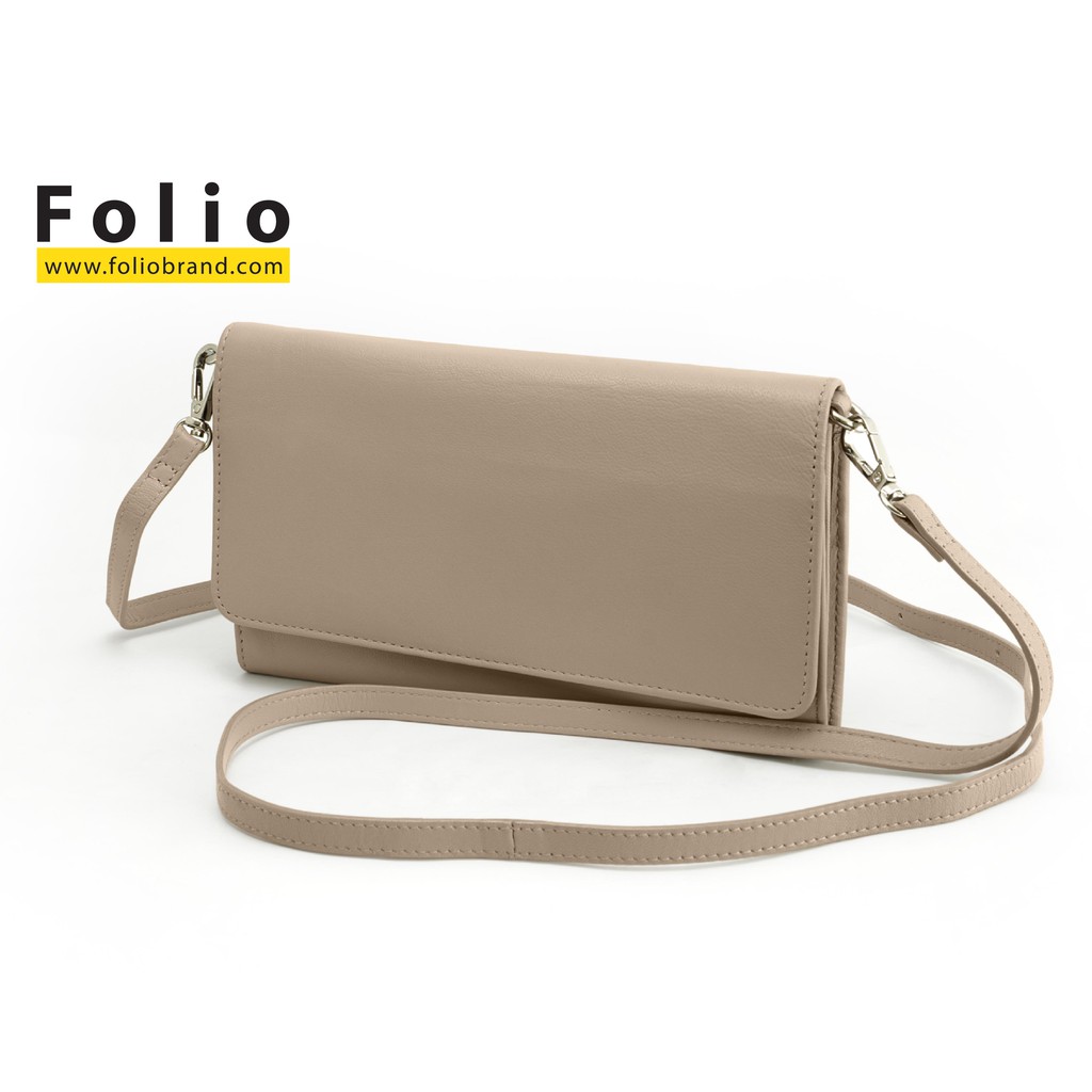 FOLIO BRAND : MYRA Cross Body Bag กระเป๋าสะพายพาดลำตัว ใส่สินค้าสะดวก จัดระเบียบของในกระเป๋าได้ดี ผล