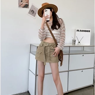 ซื้อ 2 ชิ้น เพียง ฿139 (199)Skirts กระโปรงสั้นทรงy2k มีกิมมิคสายผูกเท่ห์ๆ ทรงสวยมาแรงสุดๆ