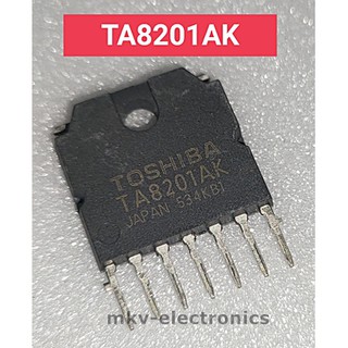 (1ตัว) TA8201AK , ไอซีขยายเสียง 17วัตต์ (รหัสสินค้า M02640)