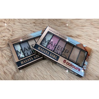 พร้อมส่ง hasaya girl makeup studio อายแชโดว์ พาเลขตา 6 ช่อง สีสวยติดทนนาน NO.JH-3662 สีโดดเด่น ใช้ได้กับทุกไลฟ์สไตล์