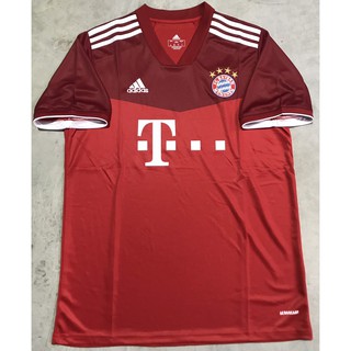 เสื้อกีฬา บาเยิร์น มิวนิค Bayern Munich เหย้า เกรด AAA ฤดูกาลใหม่ 2021/22 ของพร้อมส่ง