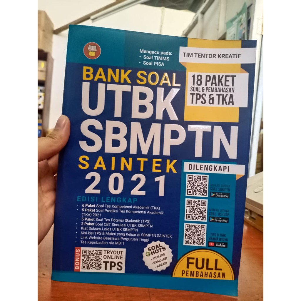 Sbmptn 2021 หนังสือ หนังสือ UTBK Problems UTBK SBMPTN SAINTEK 2021 ...