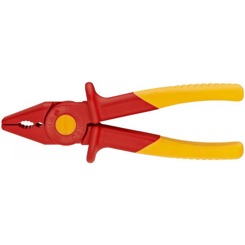Knipex คีมปากจิ้งจกพลาสติก 7 นิ้ว กันไฟ1000V รุ่น 986201