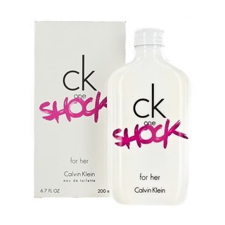 CALVIN KLEIN น้ำหอมสุภาพสตรี CK ONE SHOCK FOR HER EDT ขนาด 200 ML.