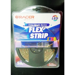 ชุดไฟเส้น LED Flex Strip 35 วัตต์ 5 เมตร RGB RACER พร้อมรีโมท