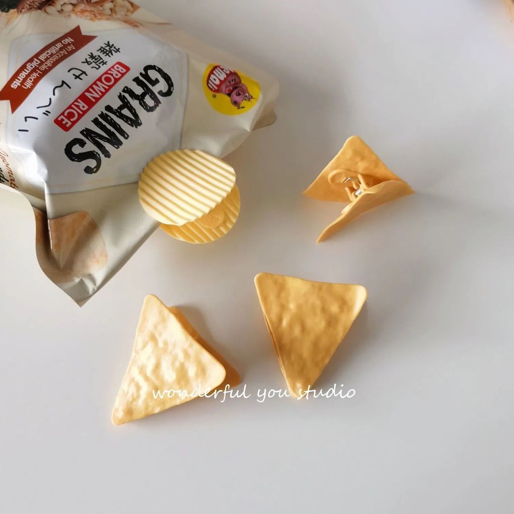 CH 丨 คลิปหนีบมันฝรั่งตลก คลิปหนีบเสื้อผ้า อเนกประสงค์ หนีบขนม เครื่องเขียนสำนักงาน คลิปหนีบกระดาษ A4 - รูปที่ 4