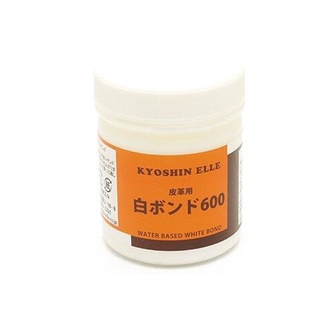 Kyoshin Elle :  กาวขาว สำหรับติดงานหนัง Leather Glue 600 water based white bond 180 cc