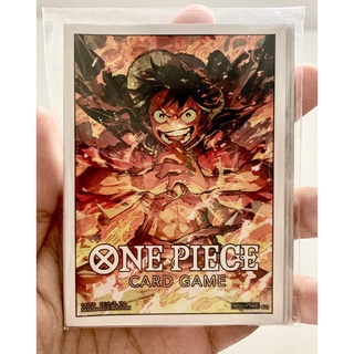 [ของแท้] One Piece Card Game Sleeve Flagship Event - Monkey.D.Luffy จำนวน 10 ซอง ซองใส่การ์ดวันพีซ