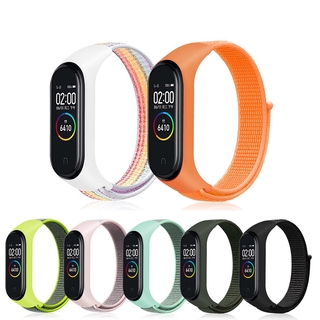 XIAOMI MI XIAOMI สายนาฬิกาข้อมือไนล่อนสําหรับ Xiaomi Mi Band 4 3