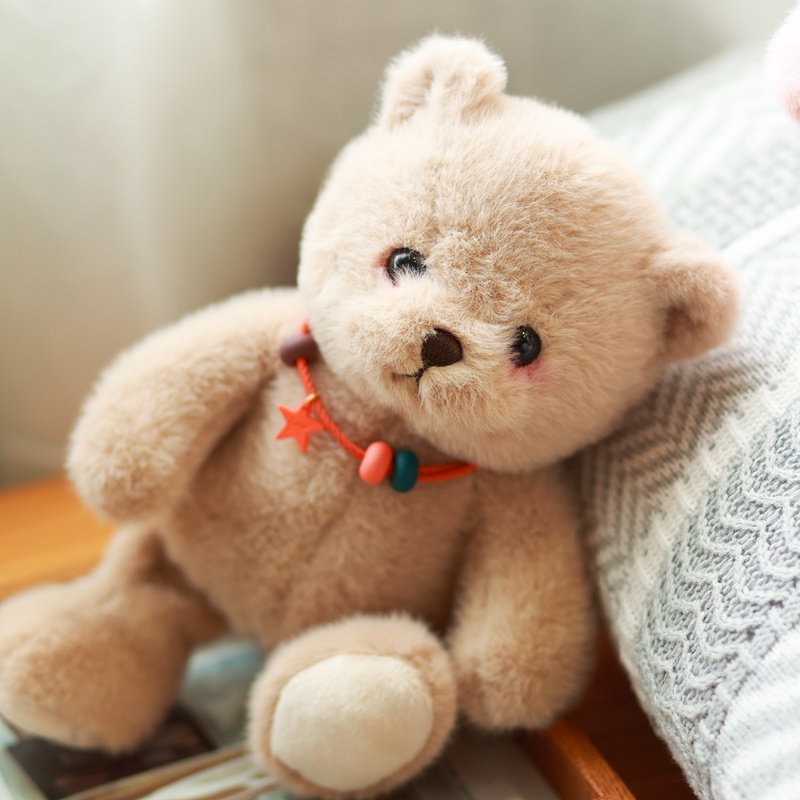 Cute lucky bear doll teddy bear plush toy small cloth doll machine doll female birthday 520 gift