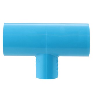 Joints REDUCING FAUCET TEE SOCKET PVC SCG 1"X1/2" LITE BLUE Pipe fitting Water supply system ข้อต่อ ข้อต่อสามทางลด-หนา S