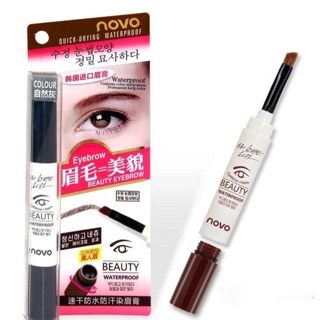 novo Eyebrow cream โนโว เจลคิ้ว เบื่อดินสอแบบเดิมๆ เขียนไม่สวย เปลี่ยนด่วน เจลครีม