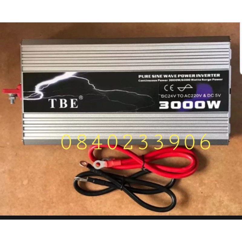 Tbe Inverter Pure Sine ของแท้ 1000w 1500w 3000w 6000w สินค้คุณภาพมีรับประกัน 12v 24v เลือกได้ 2381