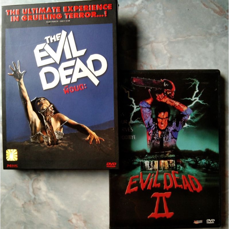 📀 SET DVD THE EVIL DEAD (ผีอมตะ) ภาค 1+2