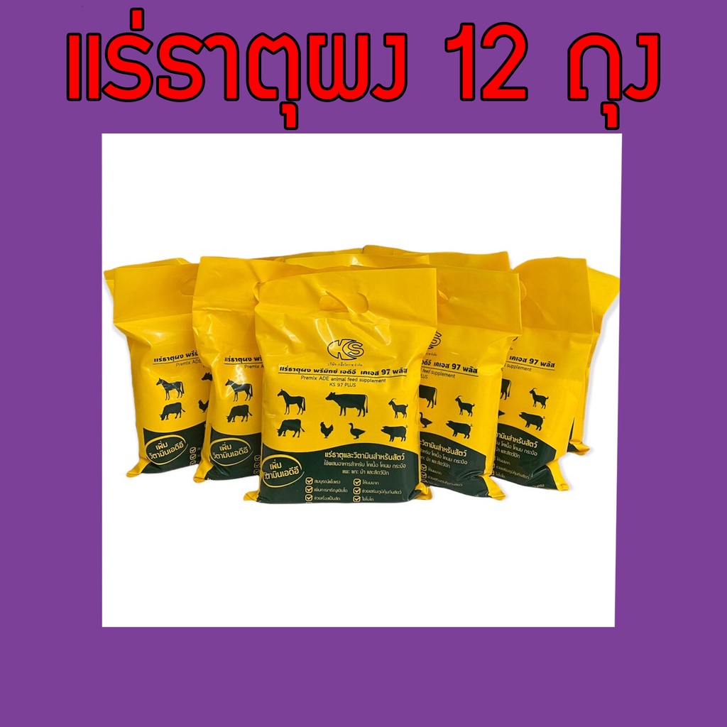 ยกลัง12ถุง แร่ธาตุผง พรีมิกซ์ เอดีอี เคเอส 97 พลัส