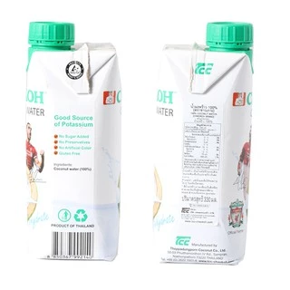 CHAOKOH น้ำมะพร้าว 100% ตราชาวเกาะ ขนาด 300 ml (2กล่อง)