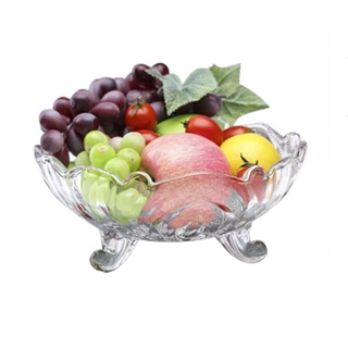 npk ที่ใส่ผลไม้ พานแก้วสไตล์ยุโรป(European crystal glass fruit bowl)