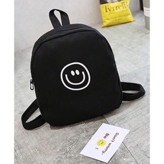 กระเป๋าสะพายน่ารัก Smile Black bag