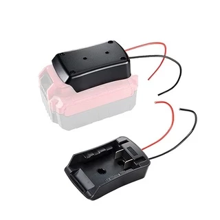 สําหรับ Makita/Bosch/Milwaukee/Dewalt/Black & Decker 18V แบตเตอรี่อะแดปเตอร์ขั้วต่อ DIY อะแดปเตอร์ Dock Holder 14 Awg สายไฟ