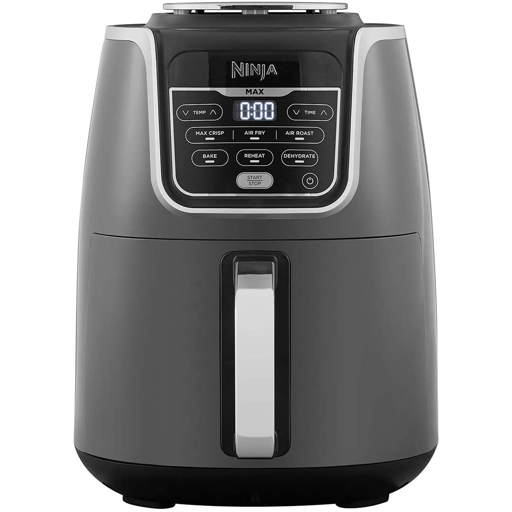 Ninja Hot Air Fryer หม้อทอดไร้น้ำมัน AF160EU ขนาด 5.2L / 6 Cooking Functions 1750W Grey Non-Stick Ceramic Coating