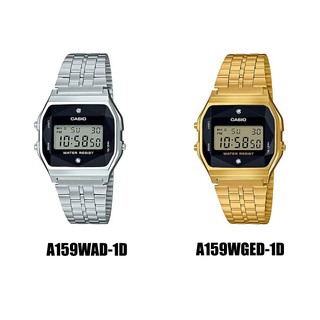 CASIO แท้ ส่งฟรี รุ่น A159WAD-1 และ A159WGED-1