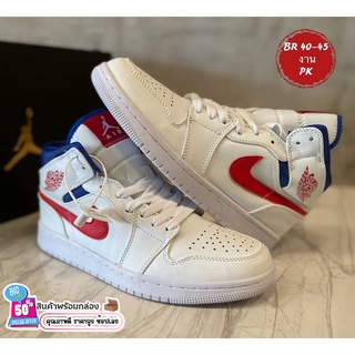 รองเท้าจอร์แดน ไฮ📌สินค้าพร้อมกล่อง *มี 9 สี* sz.36-45 เบา ใส่สบาย รองเท้าบาสเกตบอล รองเท้ากีฬาหุ้มข้อ