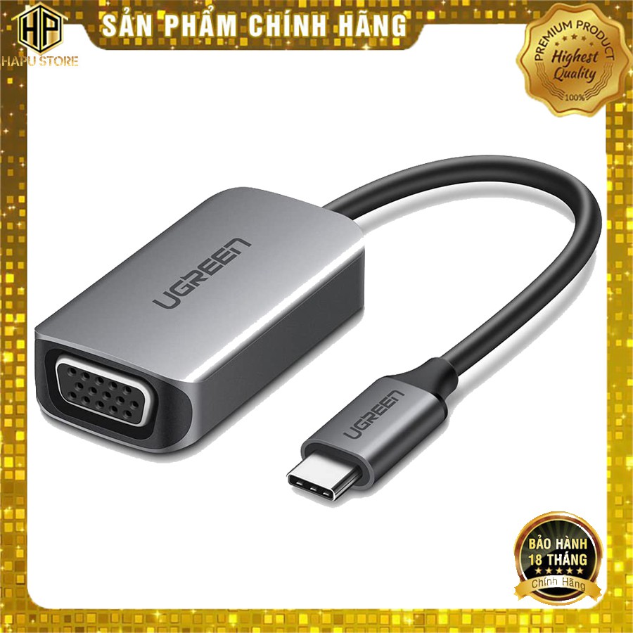 สาย Ugreen 50316 USB Type C เป็น VGA ของแท้ - Hapustore