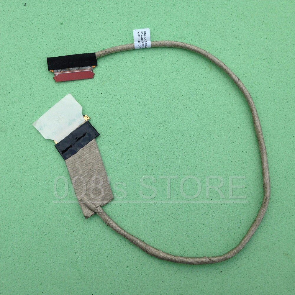 ข้อมูลหน้าจอใหม่ KN4 สาย LCD สายสําหรับ LENOVO ThinkPad T520 T520I W520 T530 W530 P/N 50.4QE10.01 แล