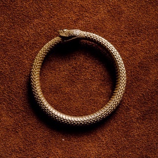 [Handmade] Ouroboros Key Ring [ทองเหลือง]