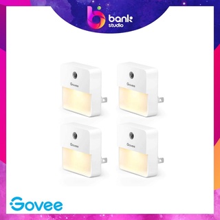 (ประกัน 3เดือน) ไฟLED ไฟเซ็นเซอร์ เปิด-ปิดอัตโนมัติ Govee Plug-in Led Night Light 4ชิ้น