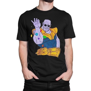 [S-5XL]เสื้อยืด พิมพ์ลาย Thanos Stones Bae Avengers Infinity War ทุกขนาด สําหรับผู้ชาย (mw-306)