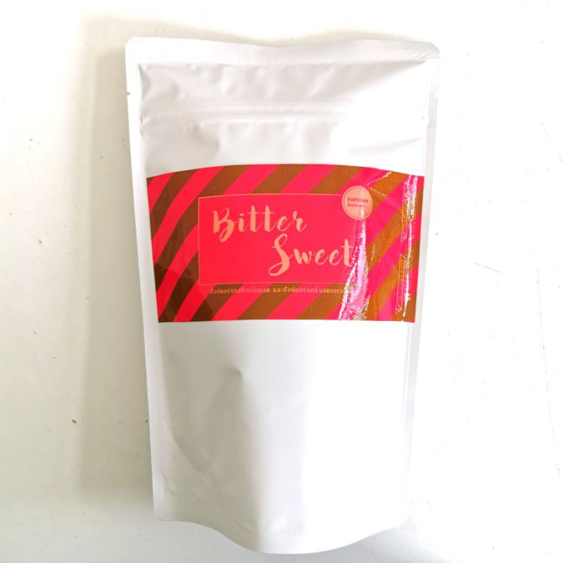 POPCORN​ Boulevard -​ Bitter​ Sweet​ ป๊อปคอร์นรสดาร์กช็อกโกแลตและป๊อปคอร์นกลิ่นสตอเบอรี่ ขนาด​ 100​ กรัม