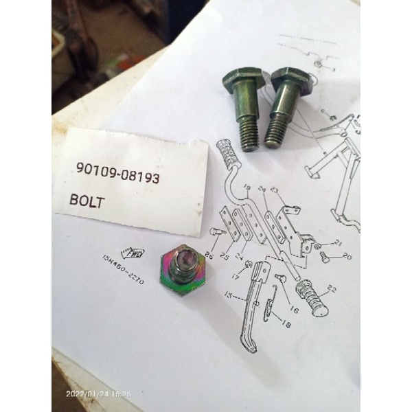 Barstep postap ฟุตสเต็ป pustep ด้านหน้า Yamaha v75 v80 superdeluxe หุ่นยนต์ที่ยอดเยี่ยม l2g l2sN yl1