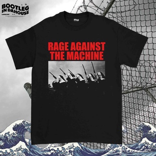 เสื้อยืดผ้าฝ้าย Rage Against The Machine Band shirt - เสื้อ RATM - เสื้อยืดวง Rage Against The Machine (RATM)