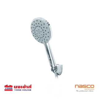 NASCO หัวฝักบัว 3ฟังก์ชั่นพร้อมสายและขอแขวนสีโครเมี่ยม รุ่น FS-9311-sp ฝักบัว3ฟังก์ชั่น ฝักบัว นัสโก้ ฝักบัวสีโครเมี่ยม