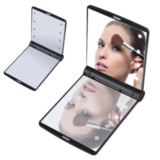 กระจกLed พับได้ Led Light Maake-up Mirror