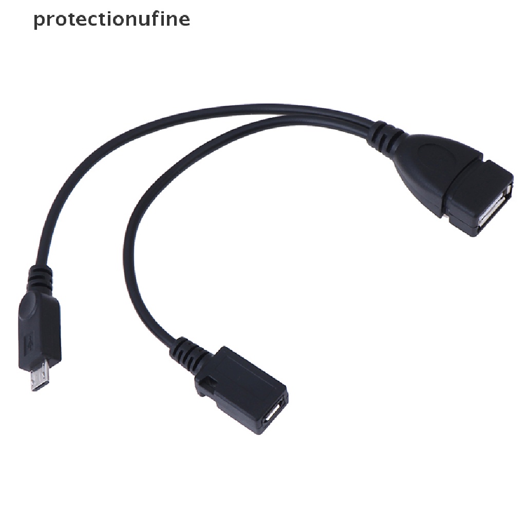 PRO OTG Power Cable Works for Micromax Q462 with Power Connect to Any Compatible USB Accessory with MicroUSB