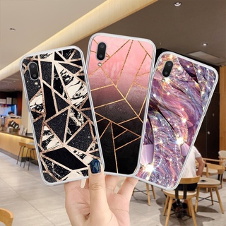 สีสันเรียบง่าย เคส Samsung galaxy A02 M02 A022 M022 A2 Core A260 เคสโทรศัพท์เคสกันกระแทกซิลิโคนใสนุ่มเต็มกล้องปก 301-1