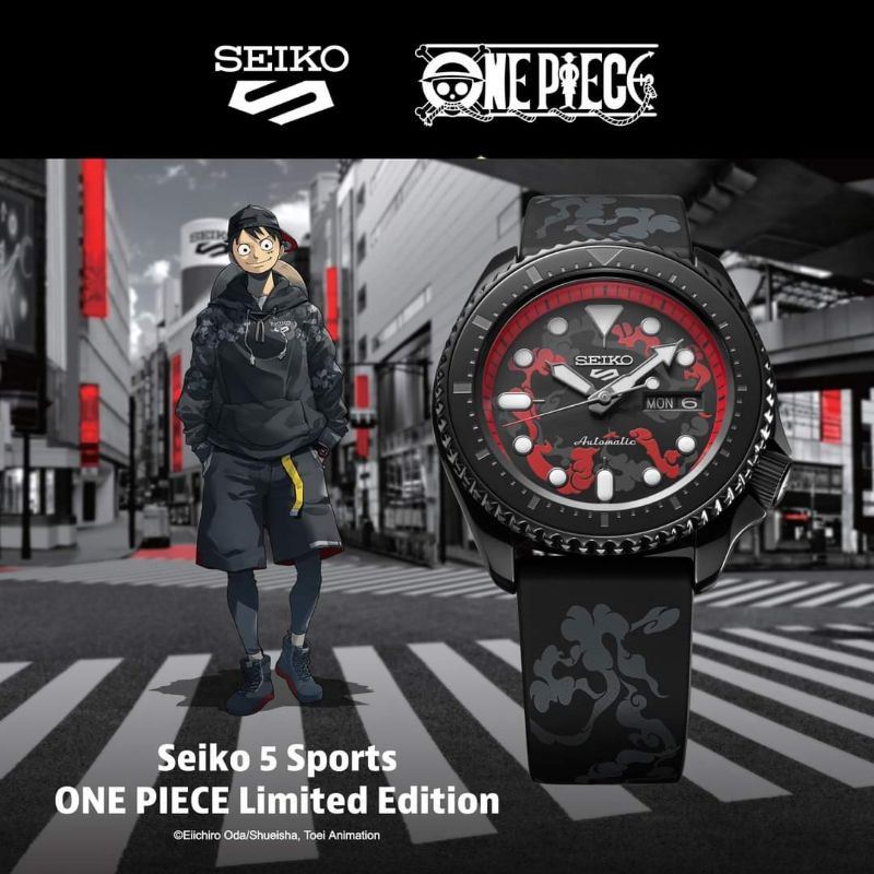Seiko watch 5 Sports x One piece limited edition